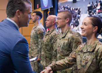 Defense Secretary Pete Hegseth meets with Defense Intelligence Agency personnel on July 9, 2026. Army Abruptly Scraps New ROTC SAT Requirement for Future Officers