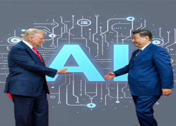 President Donald Trump and Chinese President Xi Jinping. China-Linked Bot Farm Has Been Exposed in Powerful AI Data Center Influence Campaign, X Says
