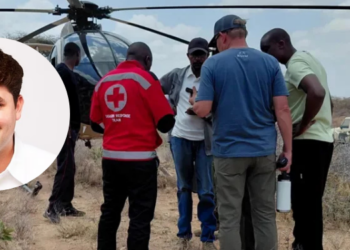 Roger Duarte, a Forbes 30 Under 30 honoree, and Florida television executive José Suárez were among five Americans killed in the Kenya helicopter crash. PHOTO: Kenya Red Cross / Roger Duarte / LinkedIn