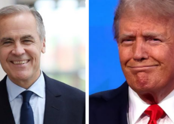 President Donald Trump and Canadian Prime Minister Mark Carney