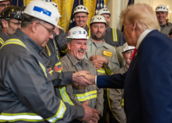 President Donald Trump greets minors. U.S. Jobs Jumped by 162,000 in August as Fed Rate-Hike Debate Intensifies