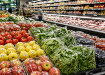 An illustration of a grocery store