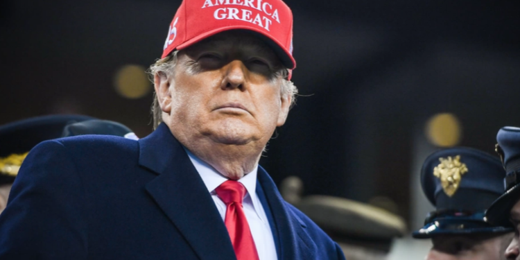 President of the United States of America, Donald J. Trump, attends the 2019 Army Navy Game in Philadelphia, Pa., Dec. 14, 2019. PHOTO: U.S. Army/ Sgt. Dana Clarke